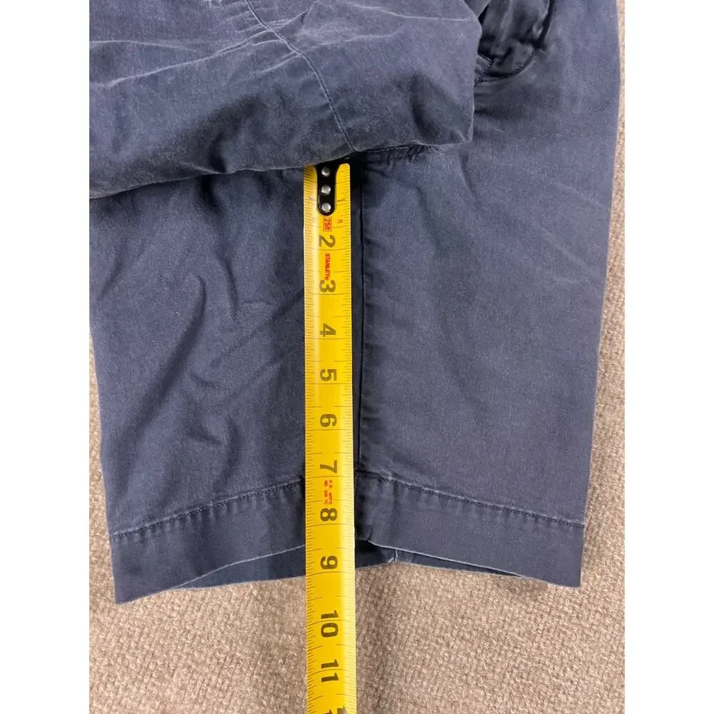 Polo Ralph Lauren Shorts Mens 31 Navy Blue Stretch Classic Fit Chino